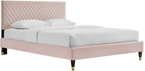 Modway - Garcelle Performance Velvet Queen Platform Bed