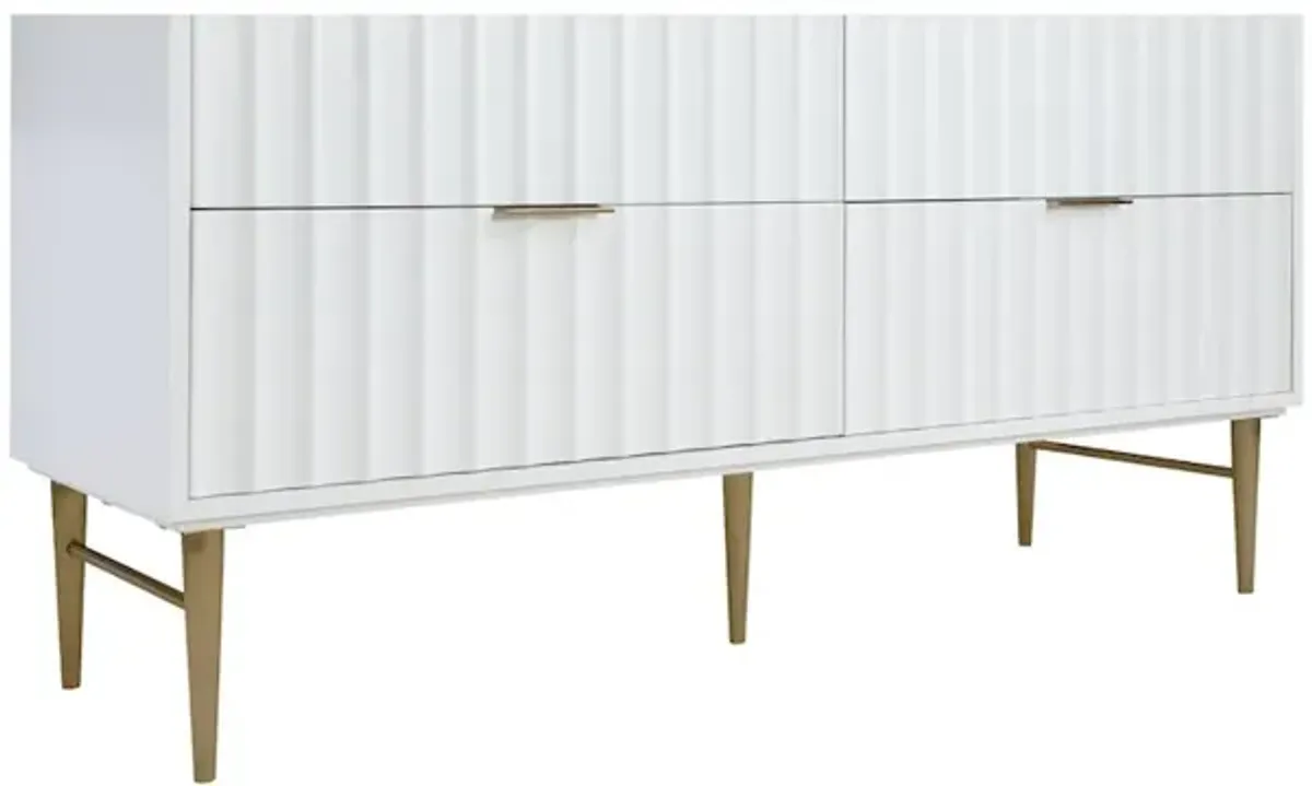 Meridian Furniture Modernist White Bathroom Vanity