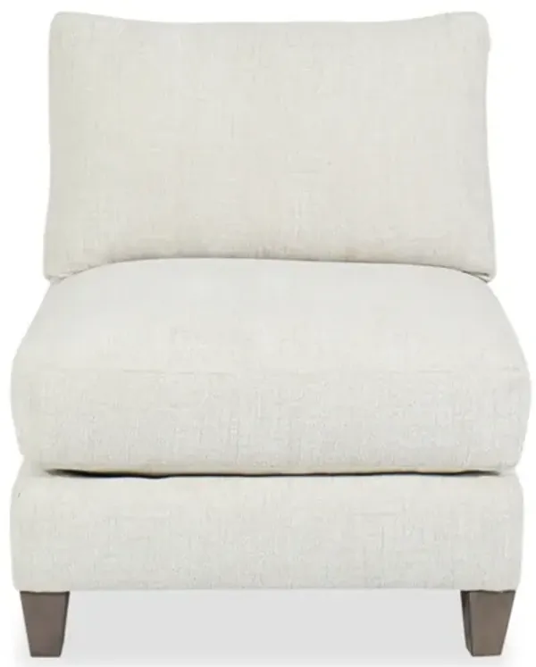 Mila Fabric Armless Chair