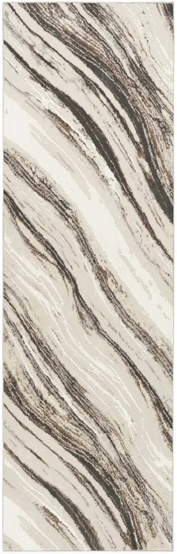 Sustainable Trends SUT05 Beige/Gray 2'2" x 7'6" Rug