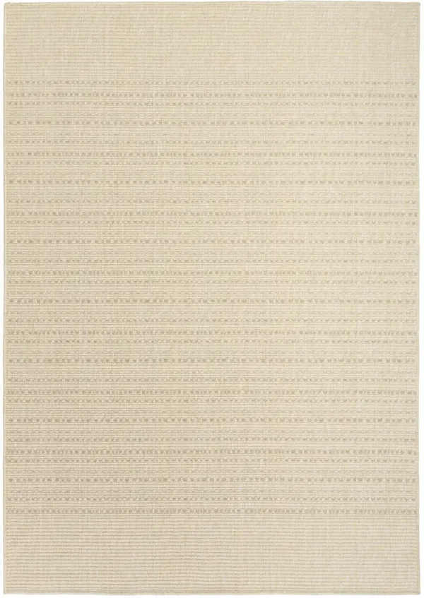 Tulum TLM01 Cream 5'3" x 7' Rug