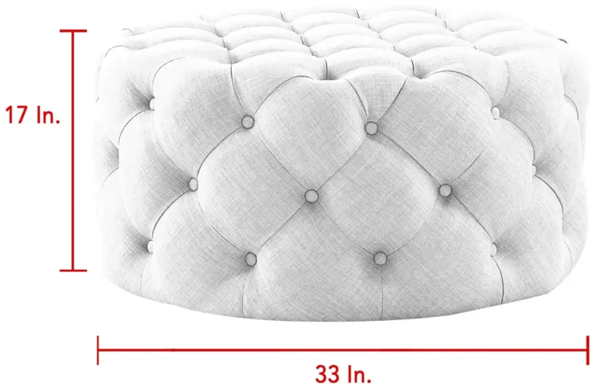 Inspired Home Chiara Cocktail Ottoman