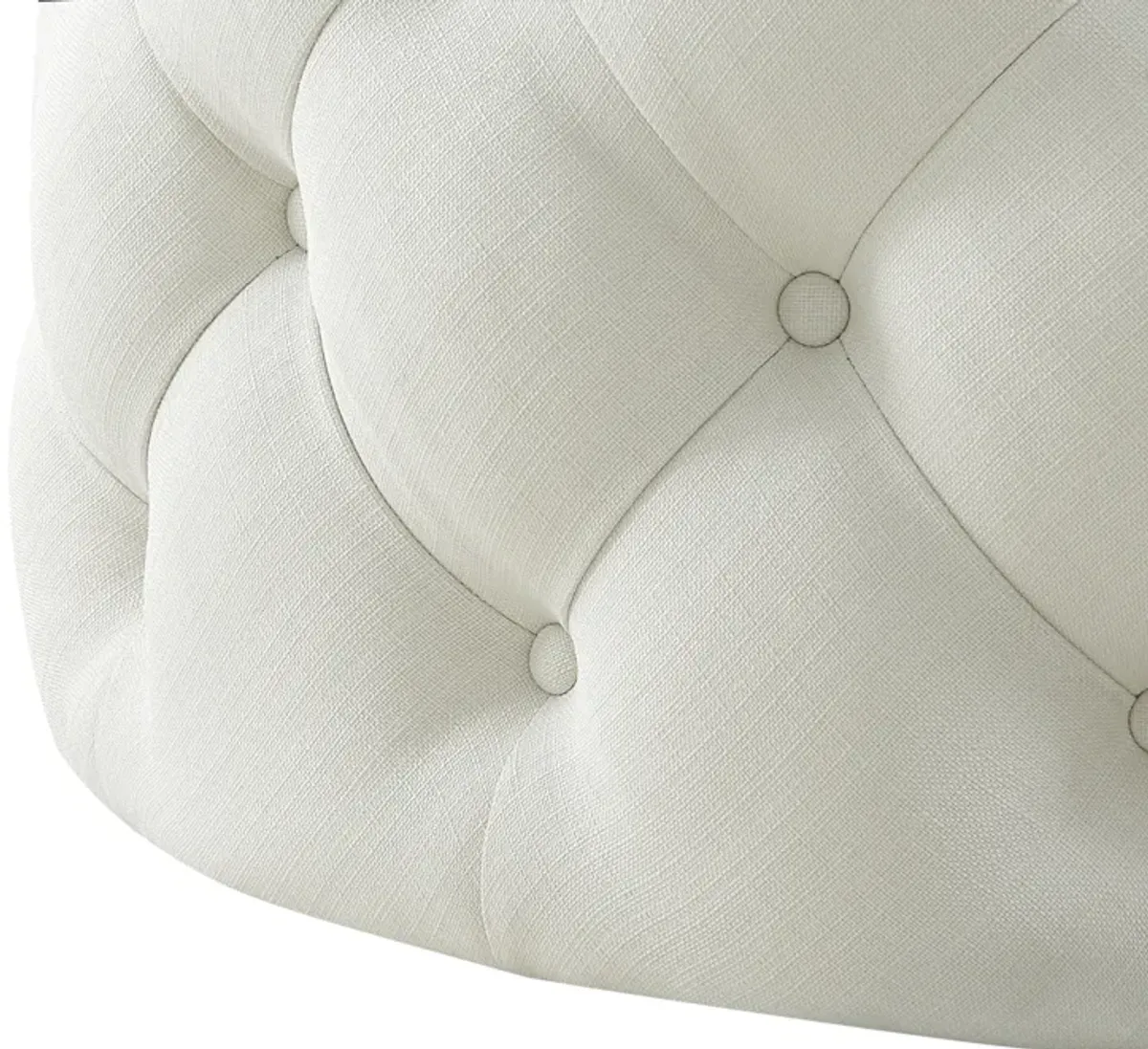 Inspired Home Chiara Cocktail Ottoman