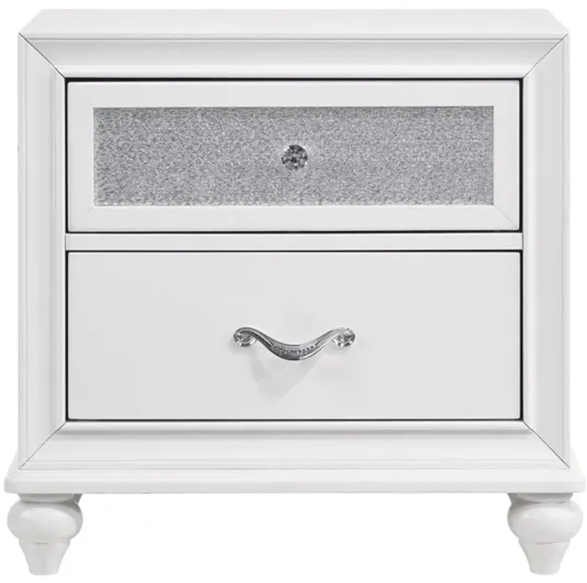 Coaster Barzini Nightstand, White