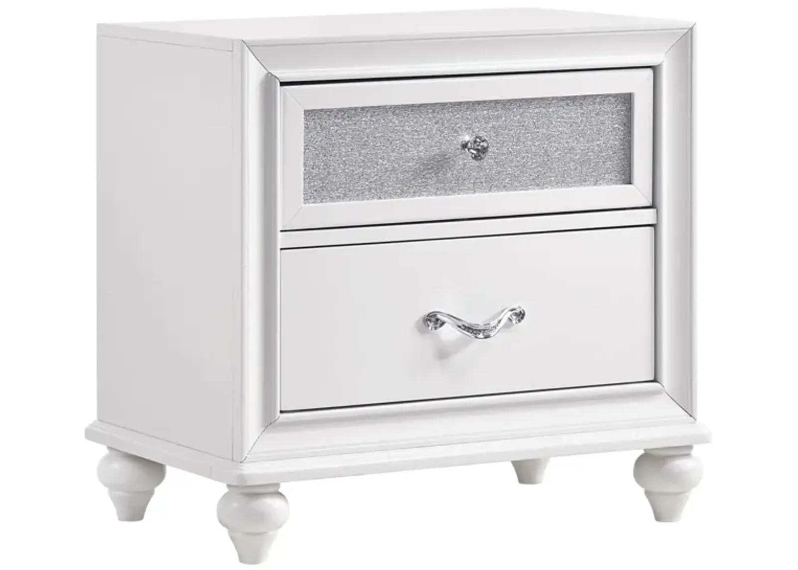 Coaster Barzini Nightstand, White