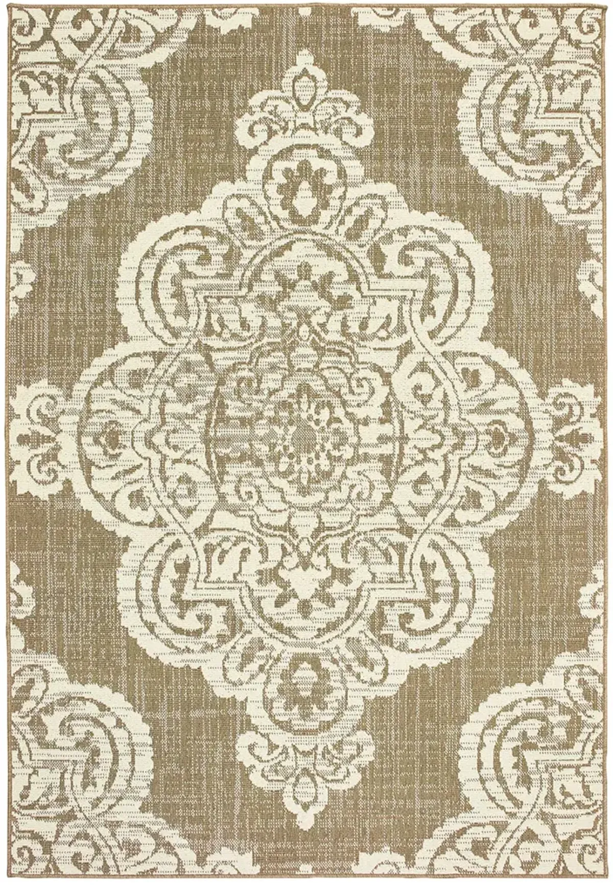 Marina 1'9" x 3'9" Tan Rug