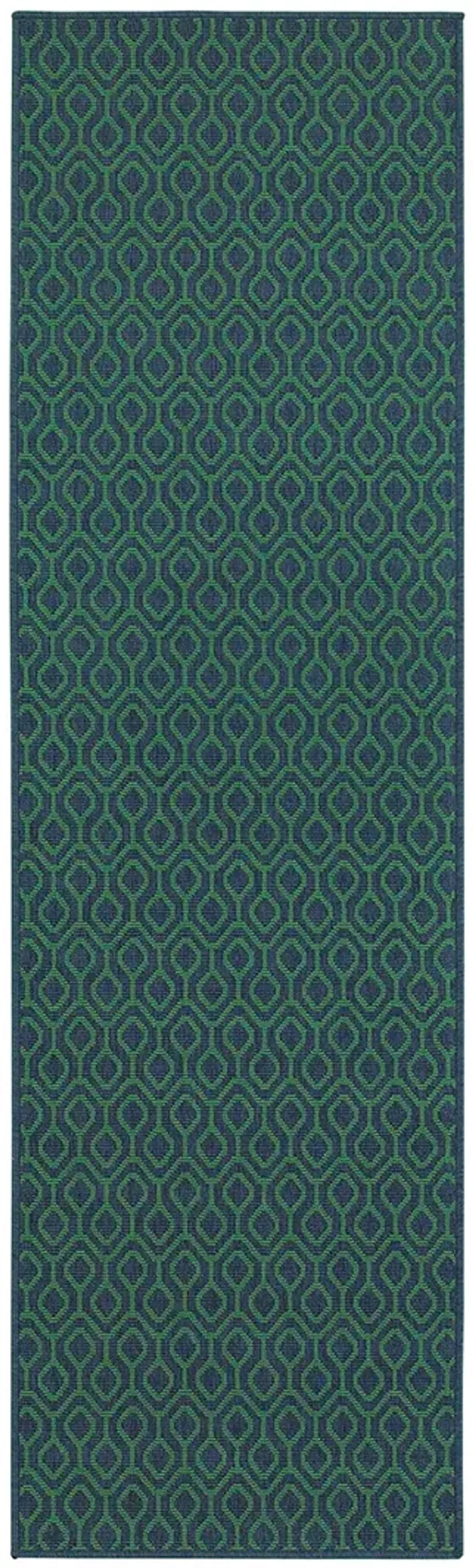 Meridian 2'3" x 7'6" Navy Rug