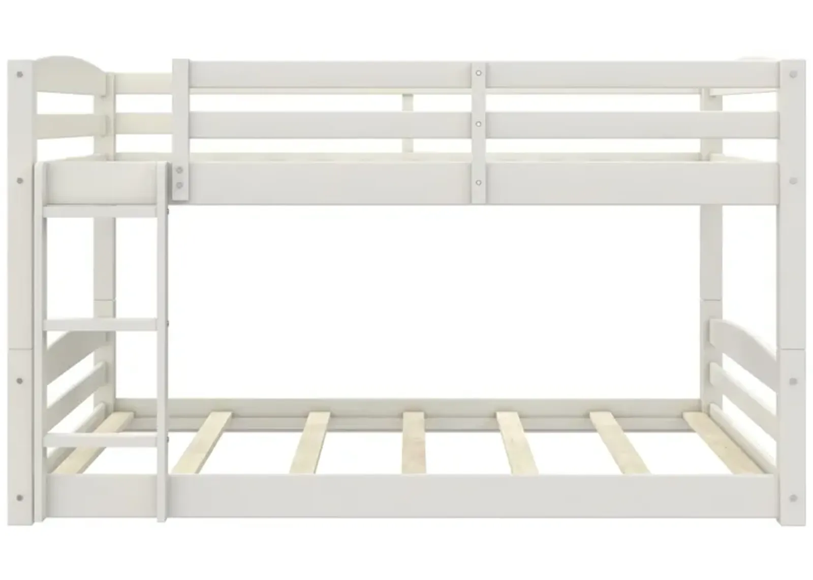 Atwater Living Aaida Full-Over-Full Convertible Bunk Bed with Safety Railings