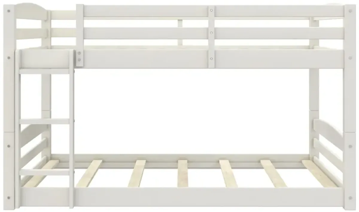 Atwater Living Aaida Full-Over-Full Convertible Bunk Bed with Safety Railings