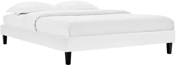 Modway - Reign King Performance Velvet Platform Bed Frame