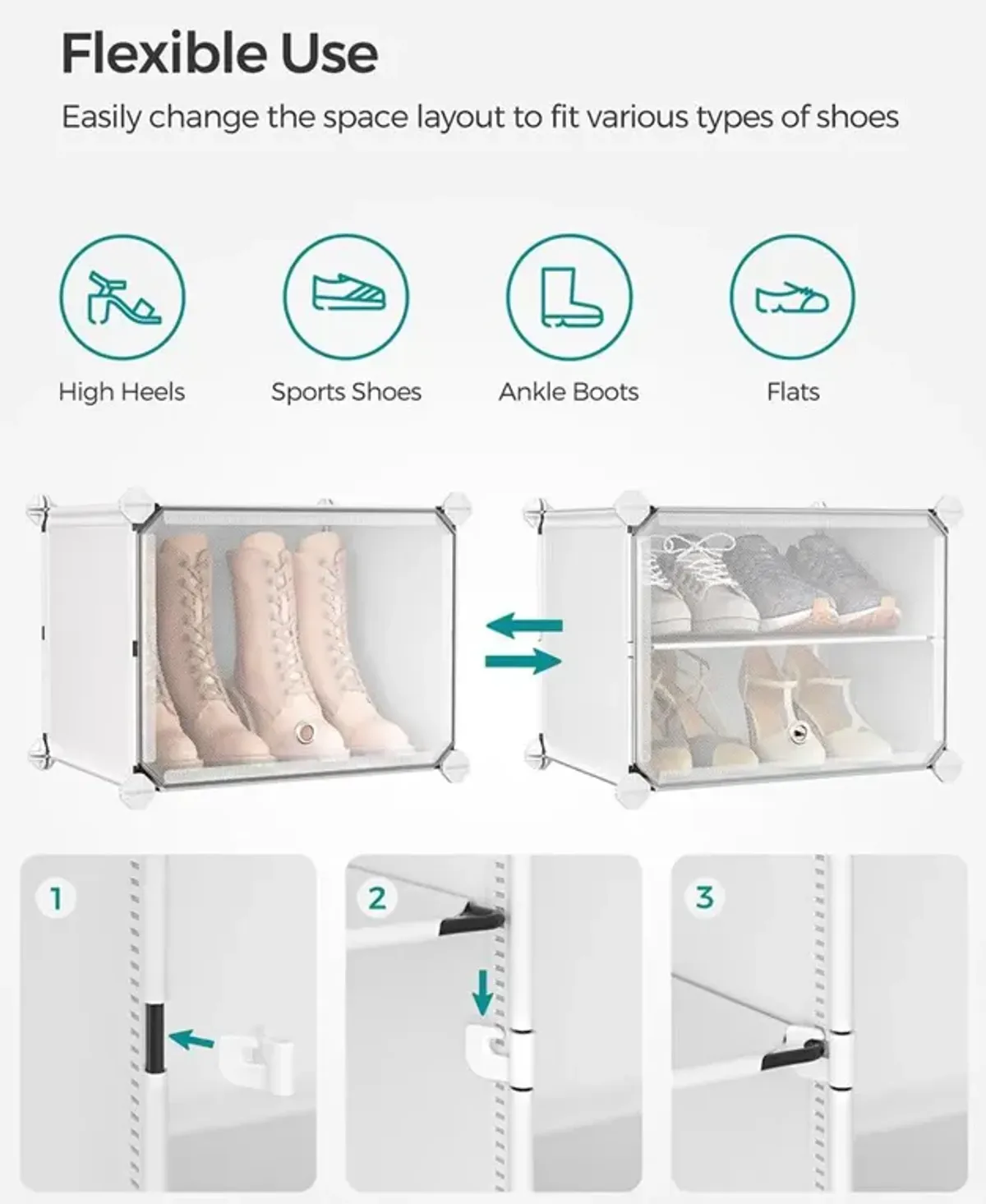 Plastic Shoe Storage Cabinet for Durable and Space-Saving Organization