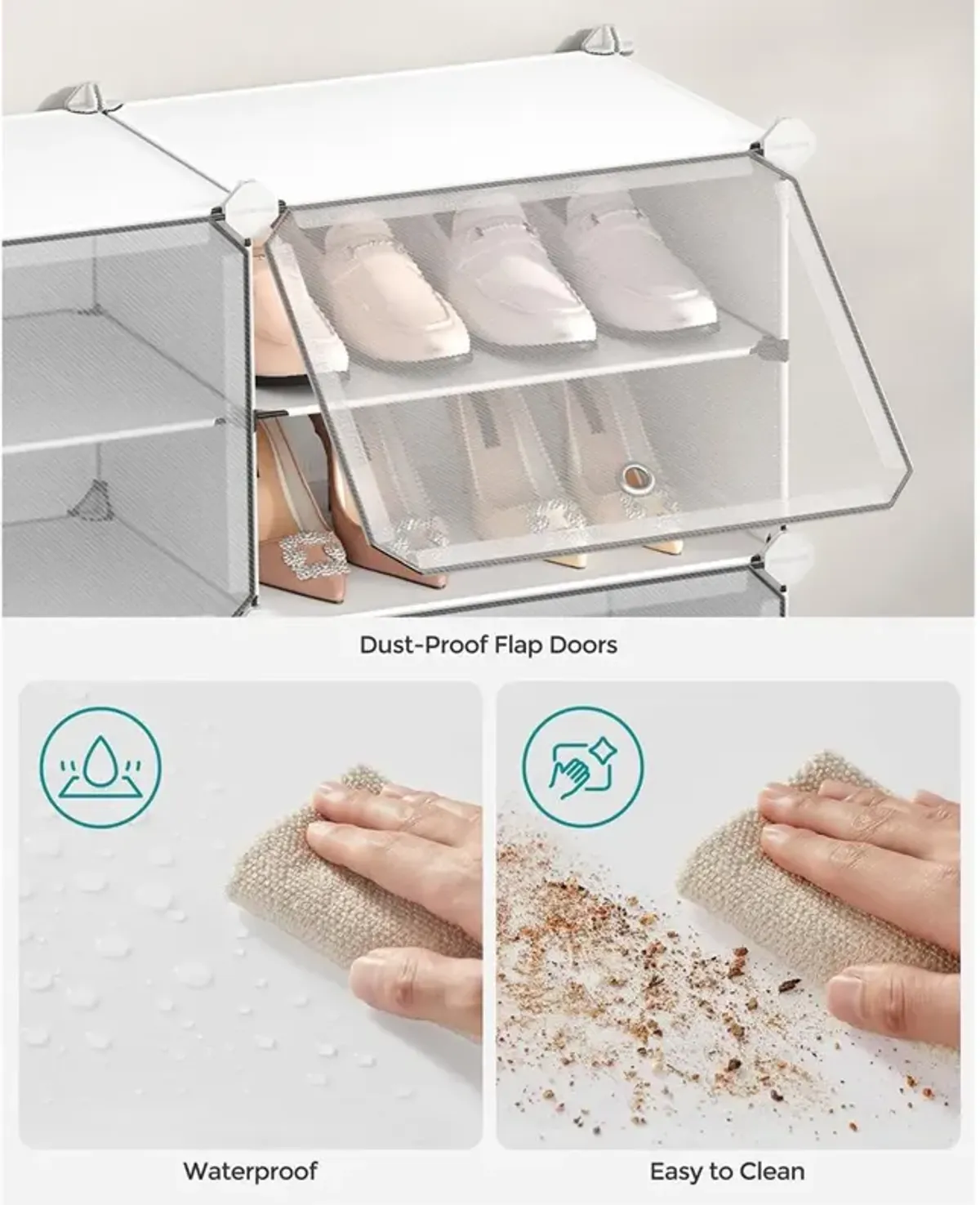 Plastic Shoe Storage Cabinet for Durable and Space-Saving Organization