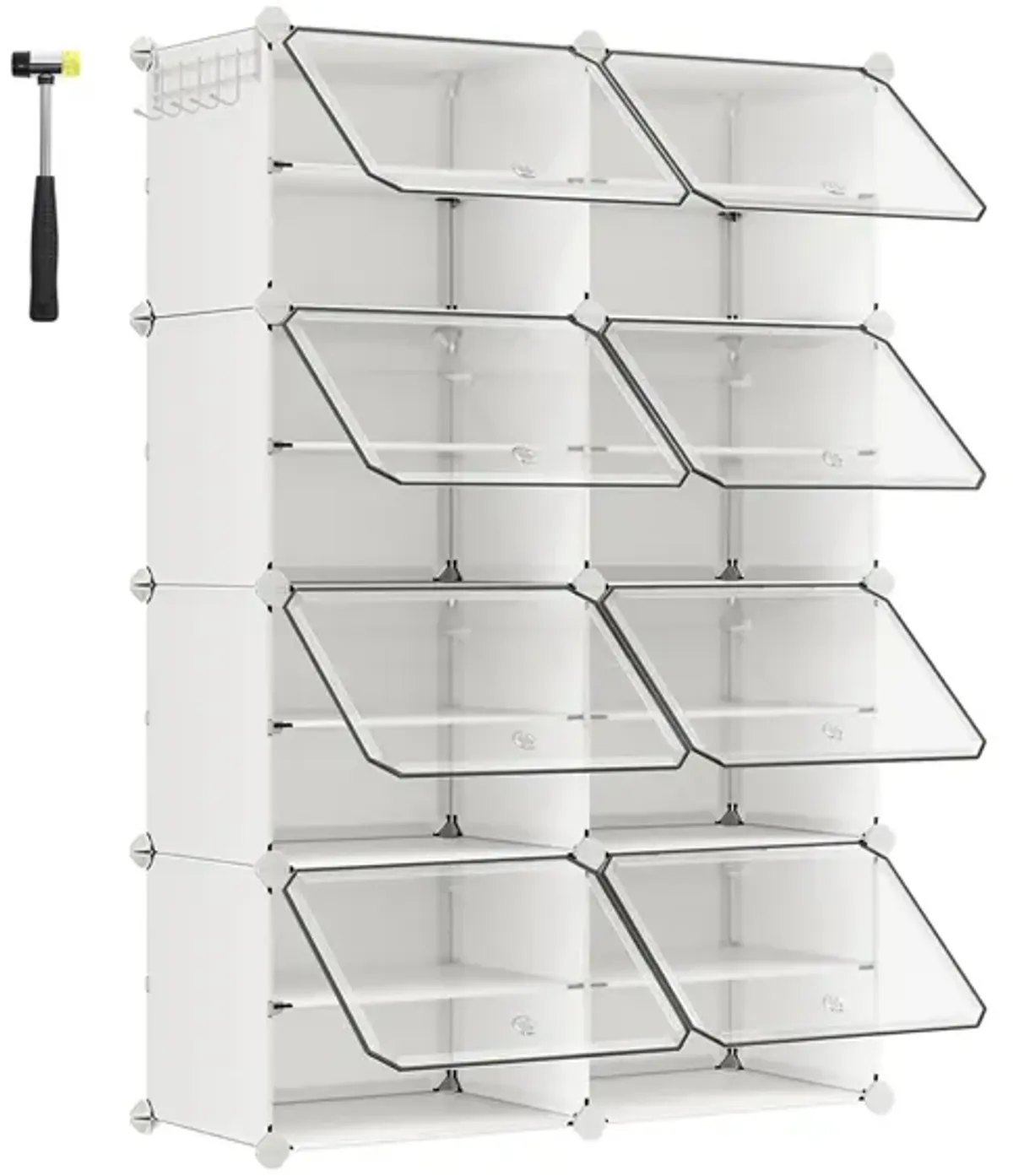 Plastic Shoe Storage Cabinet for Durable and Space-Saving Organization