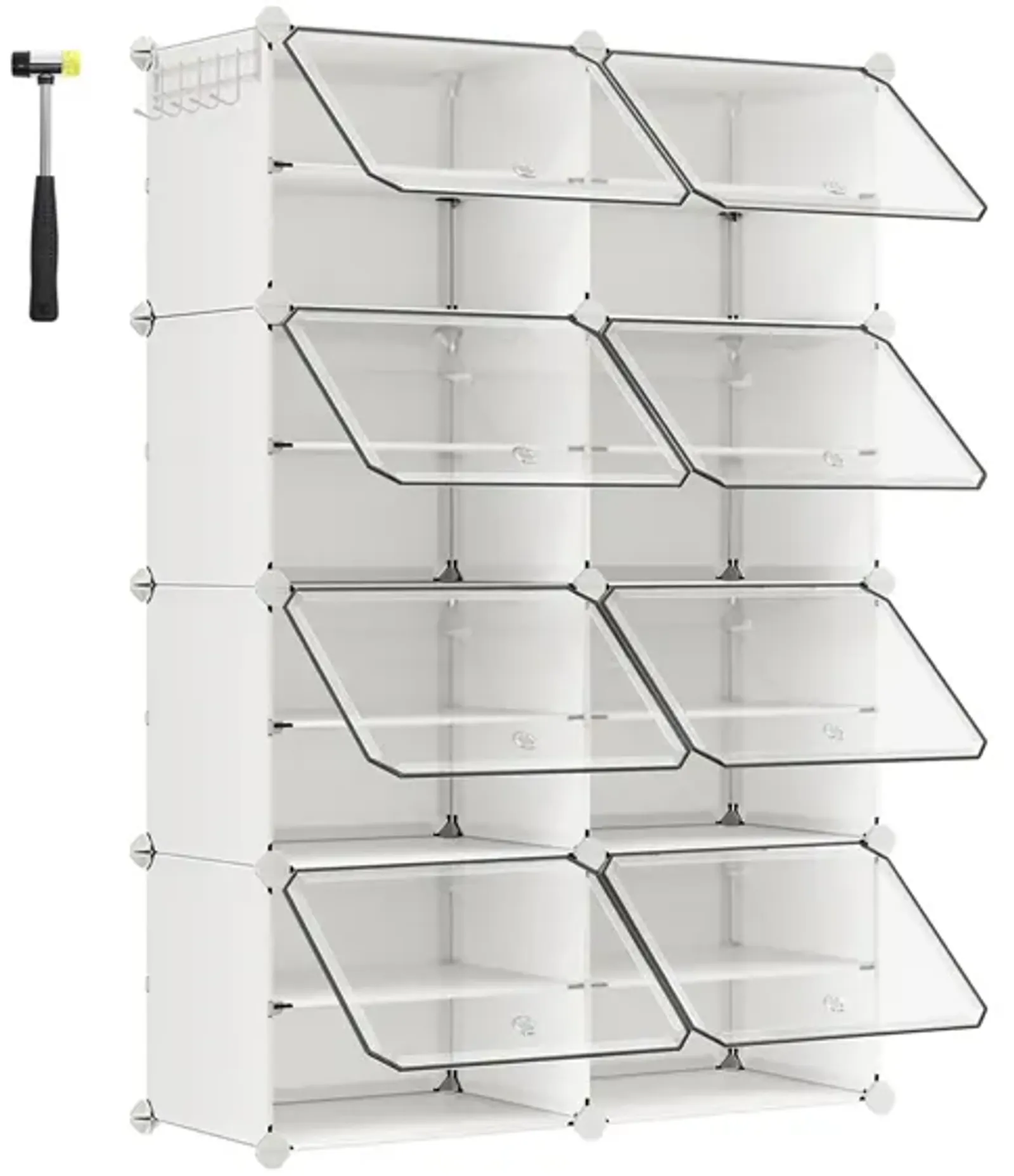 Plastic Shoe Storage Cabinet for Durable and Space-Saving Organization