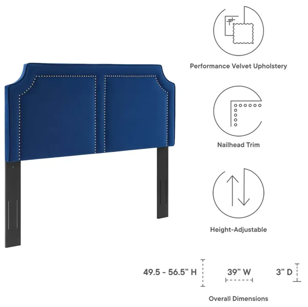 Modway - Cynthia Performance Velvet Twin Headboard