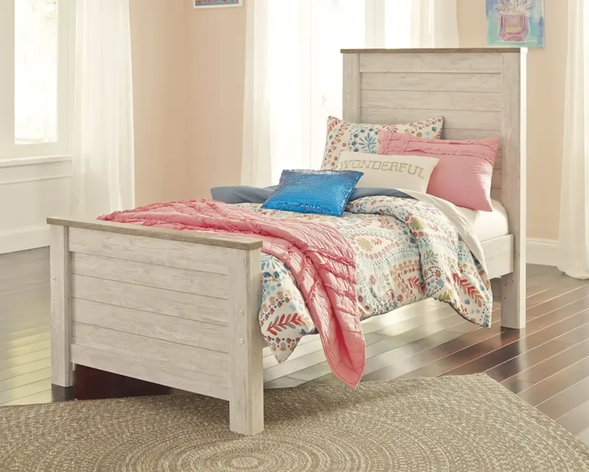 Willowton Twin Panel Bed