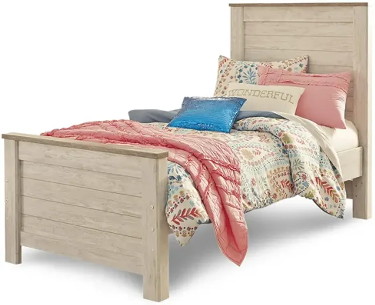 Willowton Twin Panel Bed