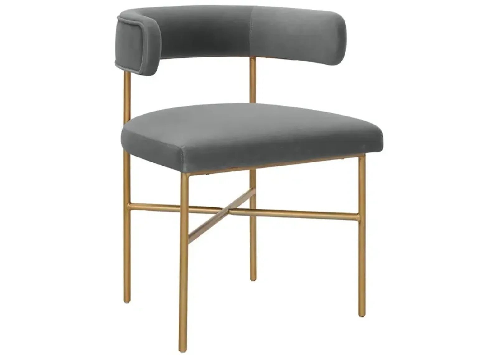 Belen Kox The Grey Velvet Ease Chair, Belen Kox