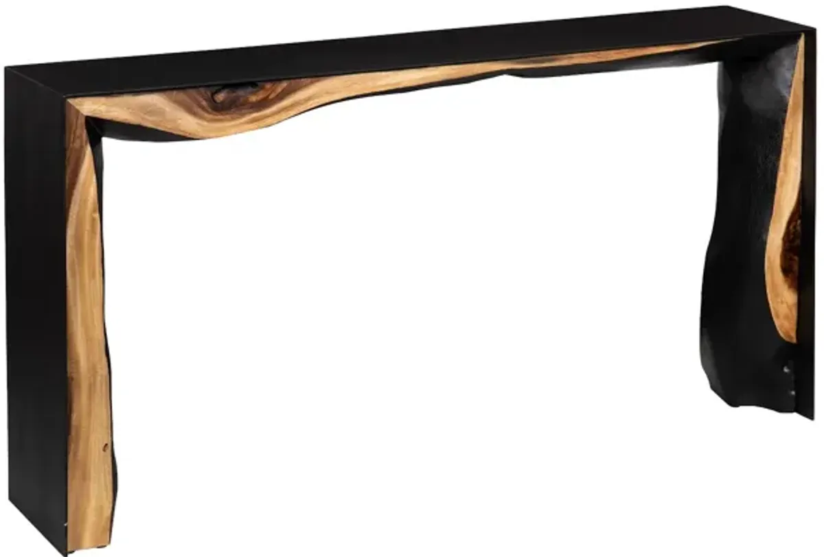 Framed Waterfall Console Table