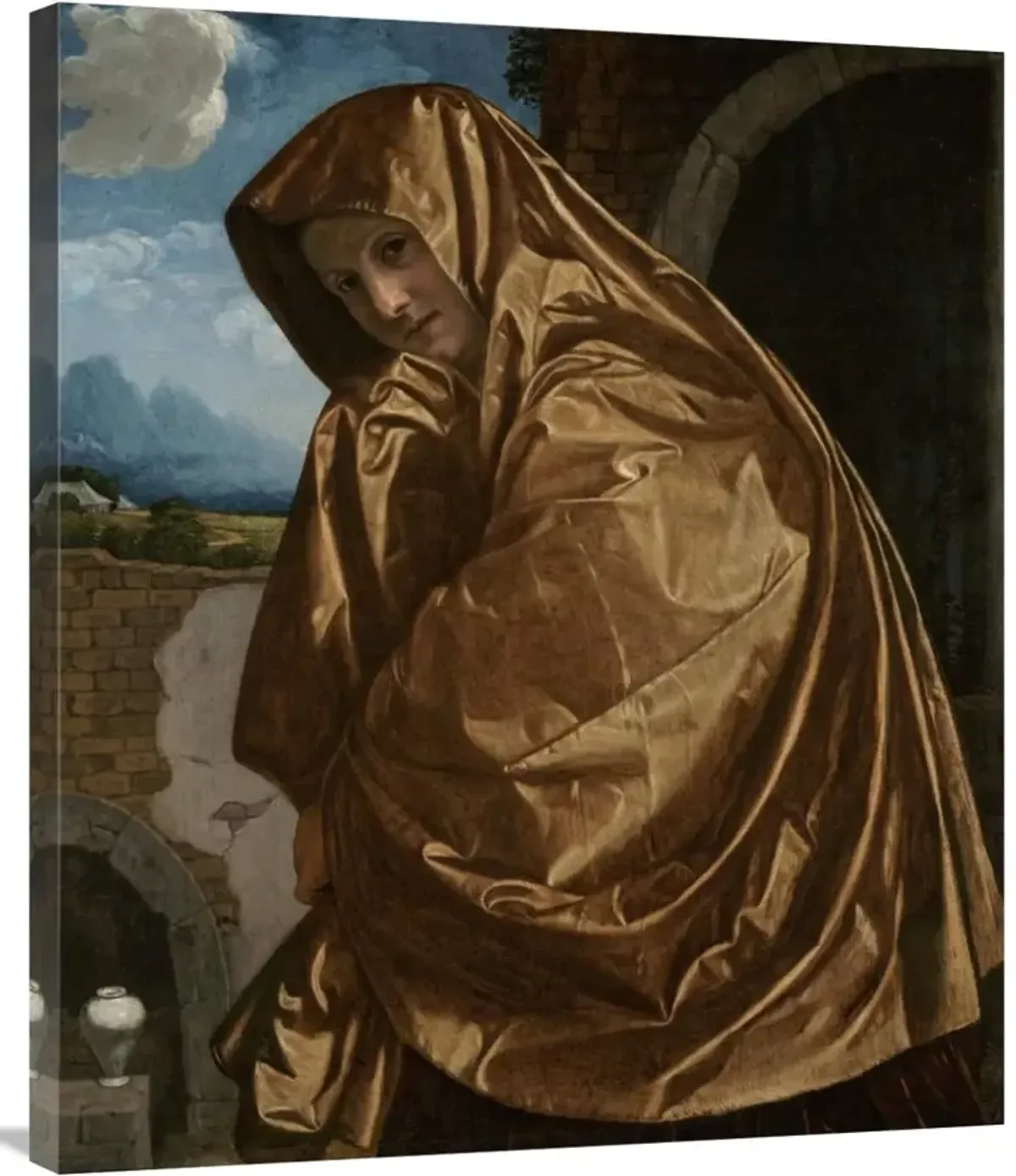 Saint Mary Magdalene at the Sepulchre-Canvas Art-30.6x36
