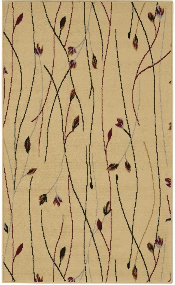 Grafix GRF15 Cream 3' x 5' Rug