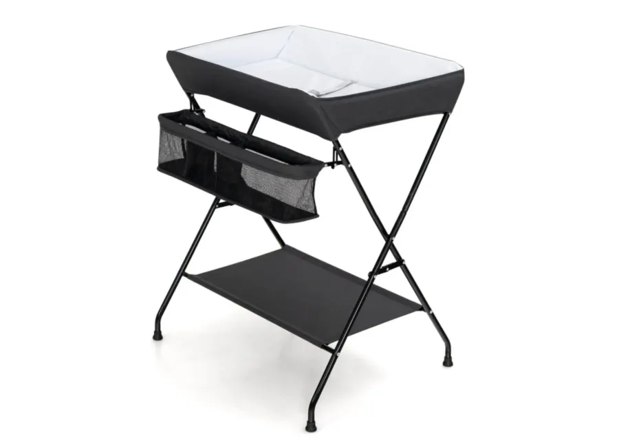 Baby Storage Folding Diaper Changing Table