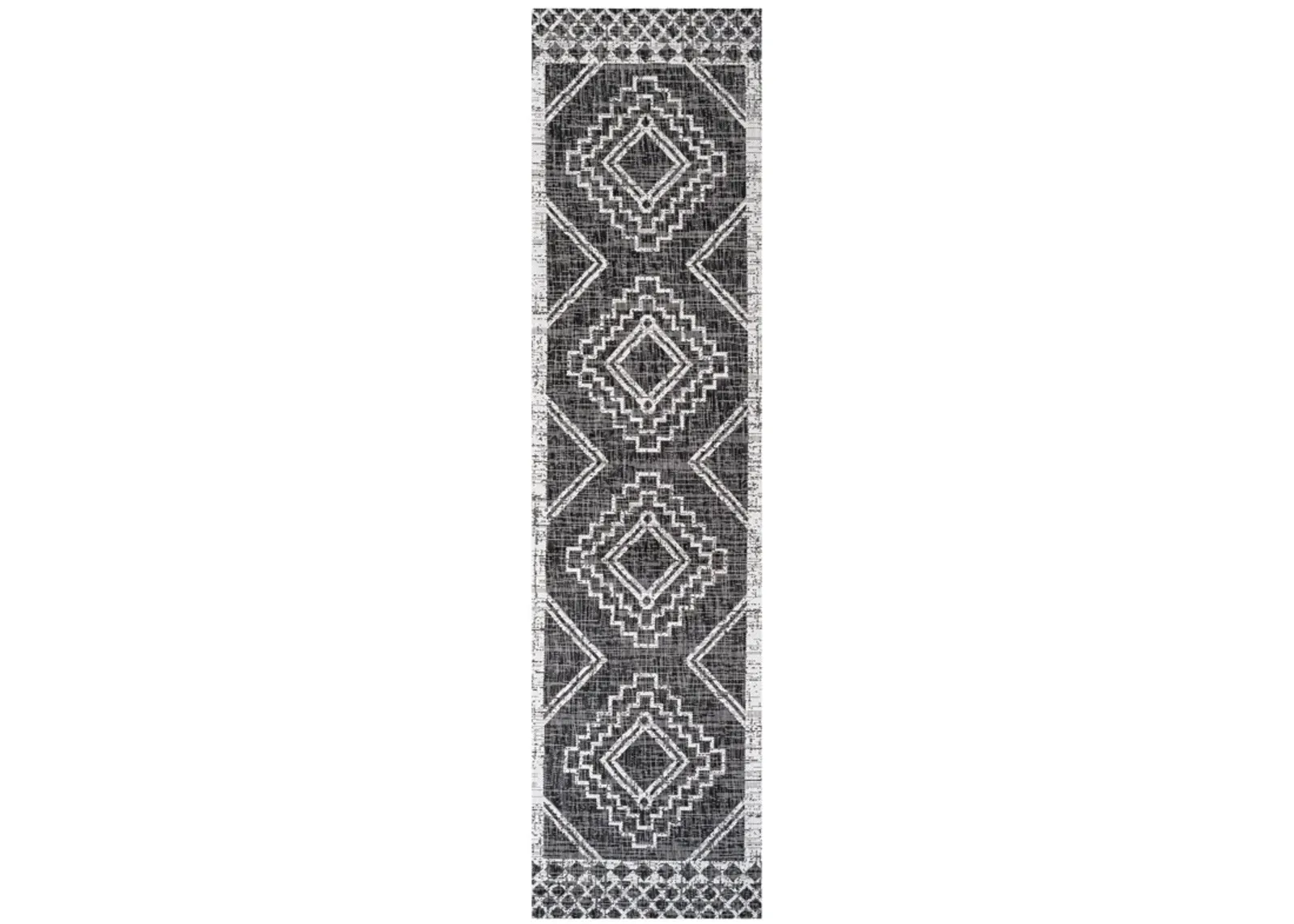 Marokko Diamond Tribal Medallion Indoor/Outdoor Area Rug