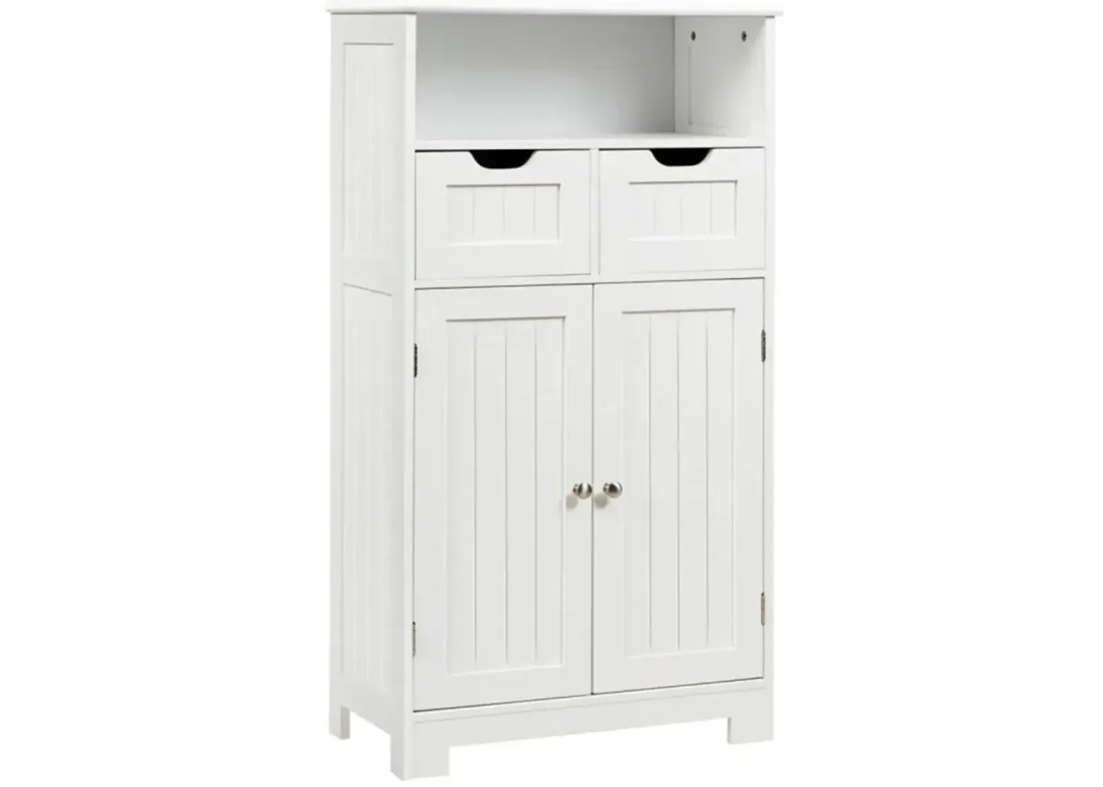 Hivvago Bathroom Wooden Side Cabinet  with 2 Drawers and 2 Doors