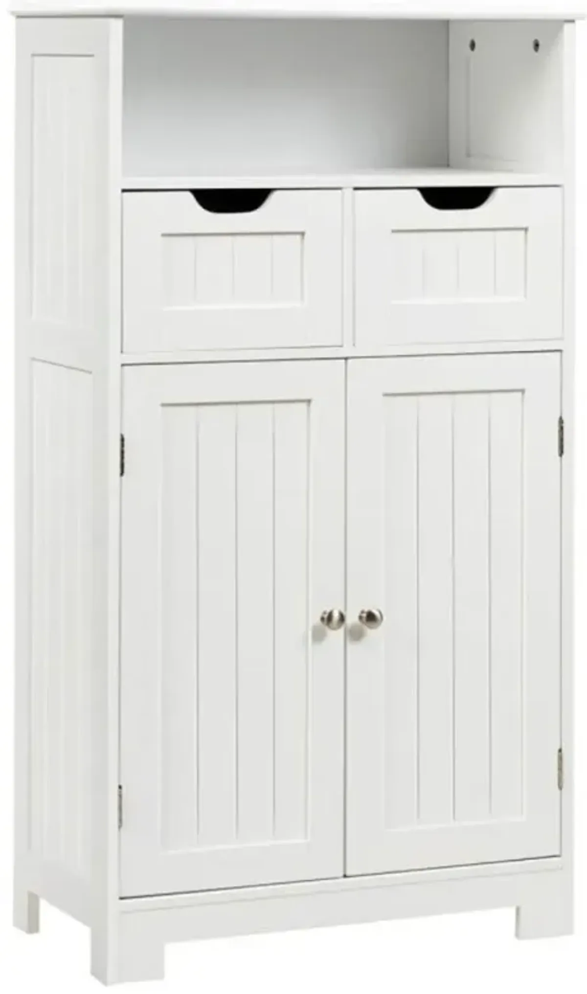 Hivvago Bathroom Wooden Side Cabinet  with 2 Drawers and 2 Doors