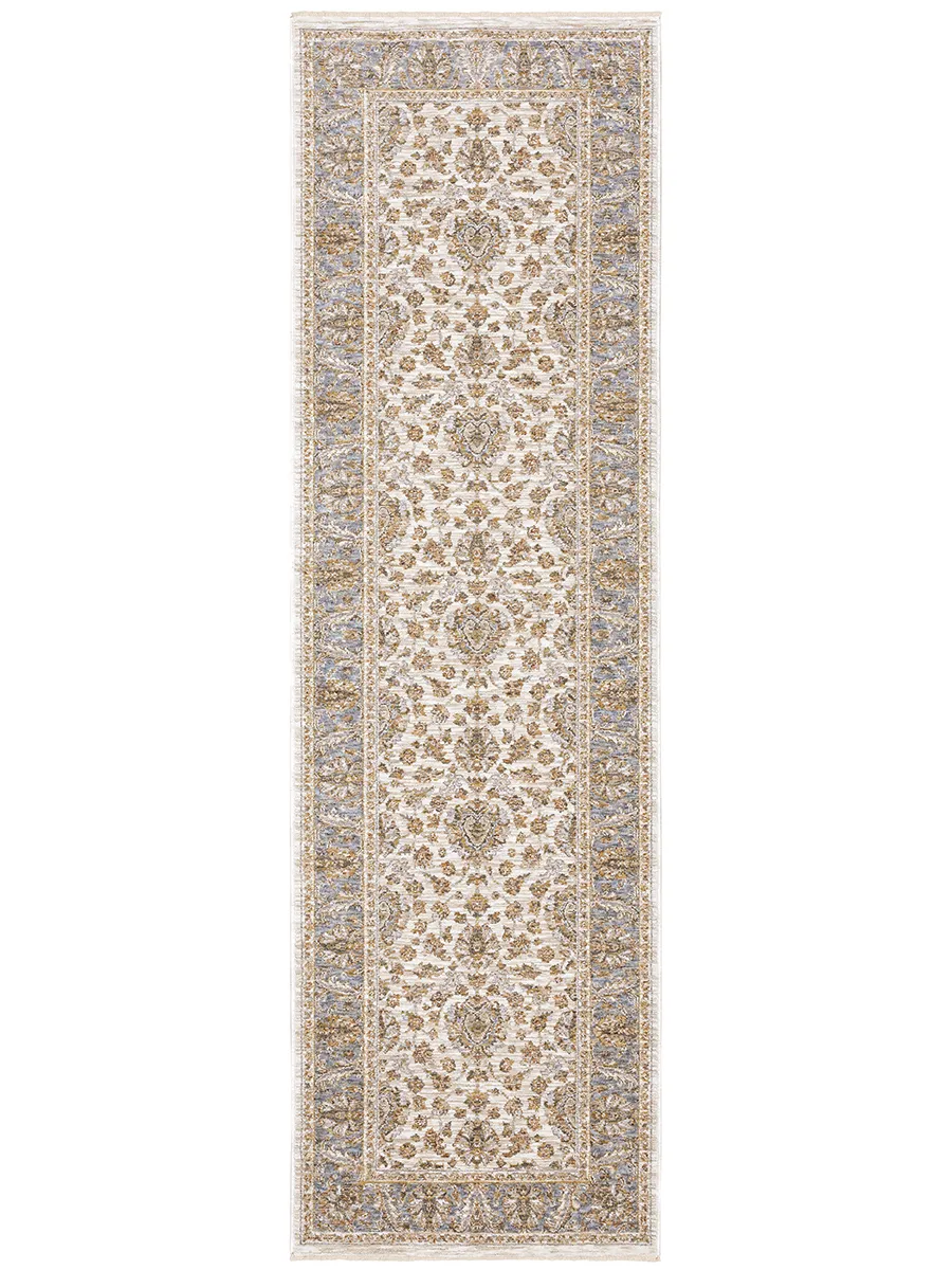 Maharaja 2'3" x 7'6" Ivory Rug