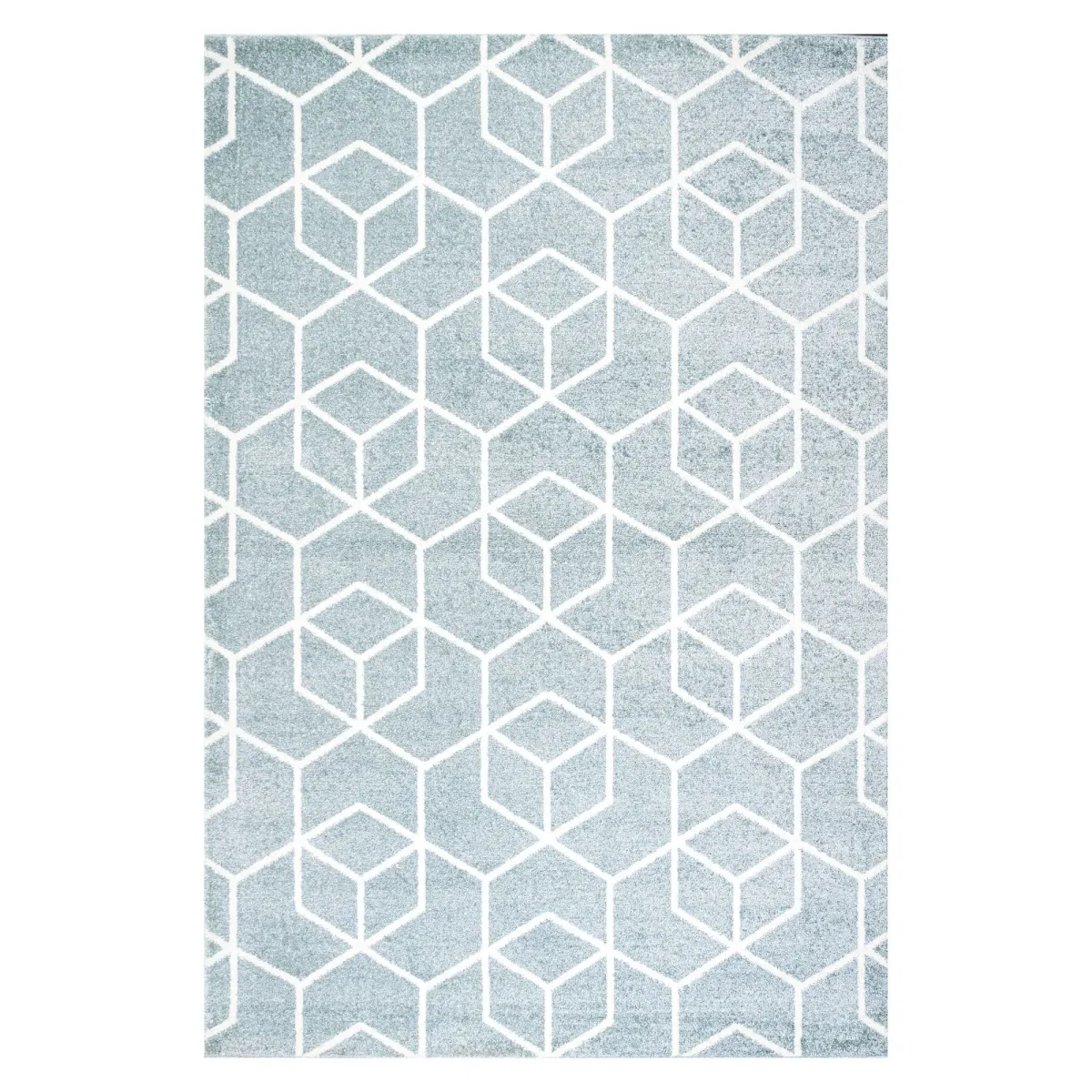 Tumbling Blocks Modern Geometric Area Rug