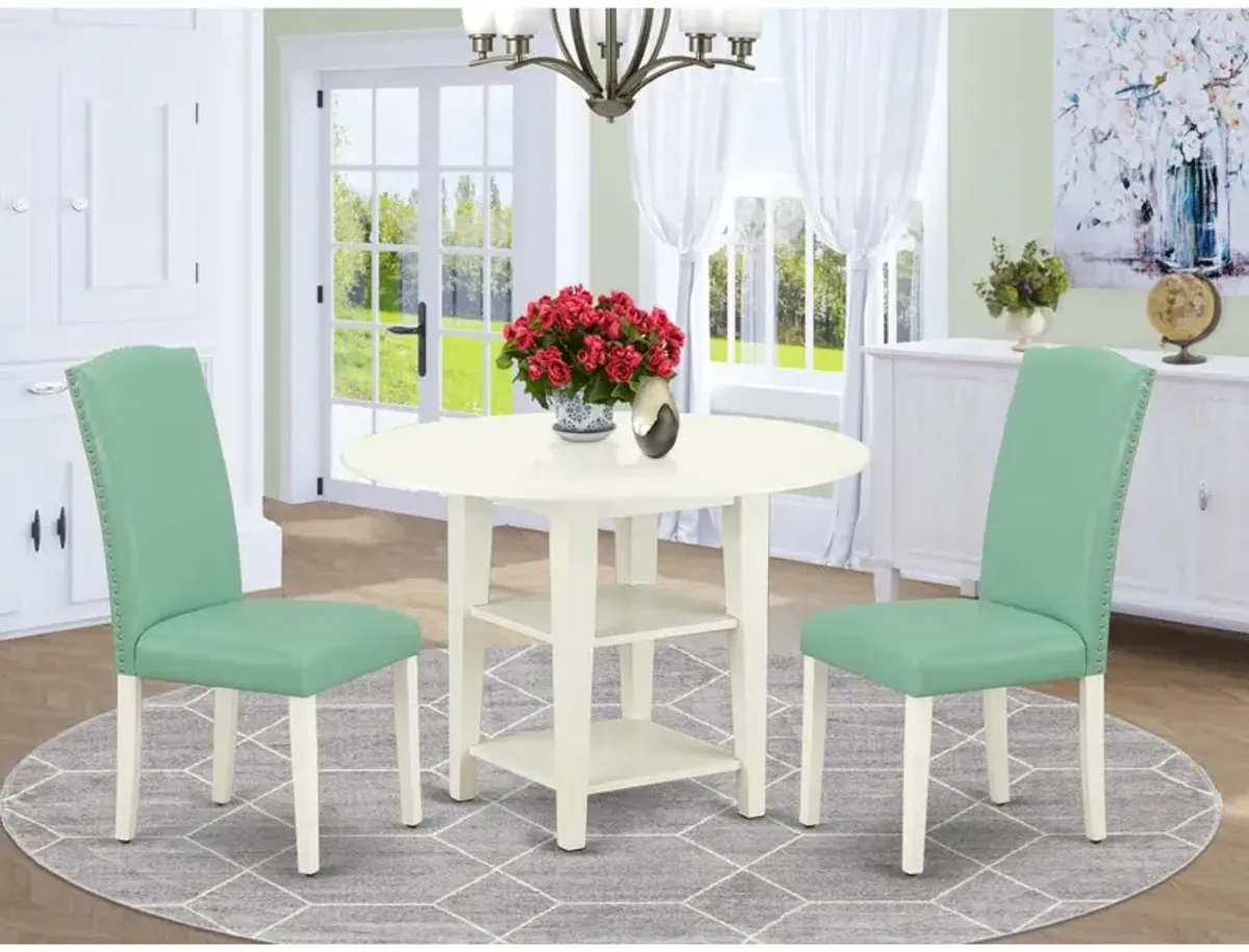 Dining Room Set Linen White