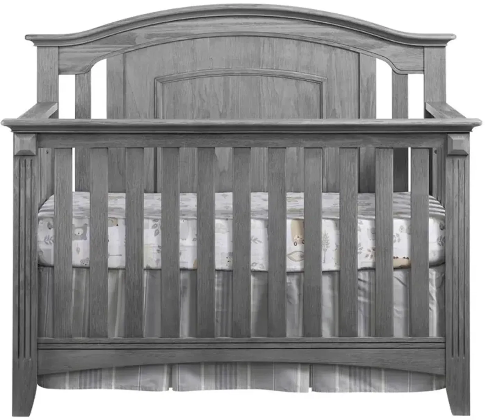 Oxford Baby Willowbrook 4 In 1 Convertible Crib Graphite Gray