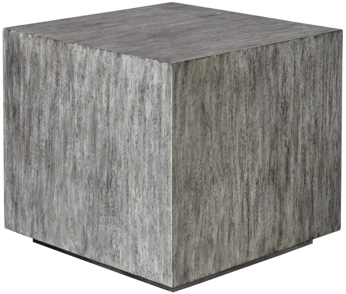 Kareem Modern Gray Side Table