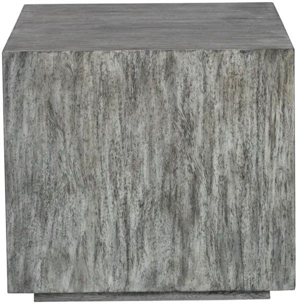 Kareem Modern Gray Side Table