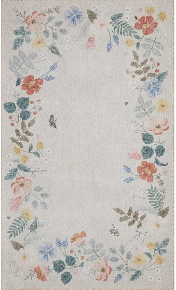 Atelier ATE03 Cream 3' x 3' Round Rug