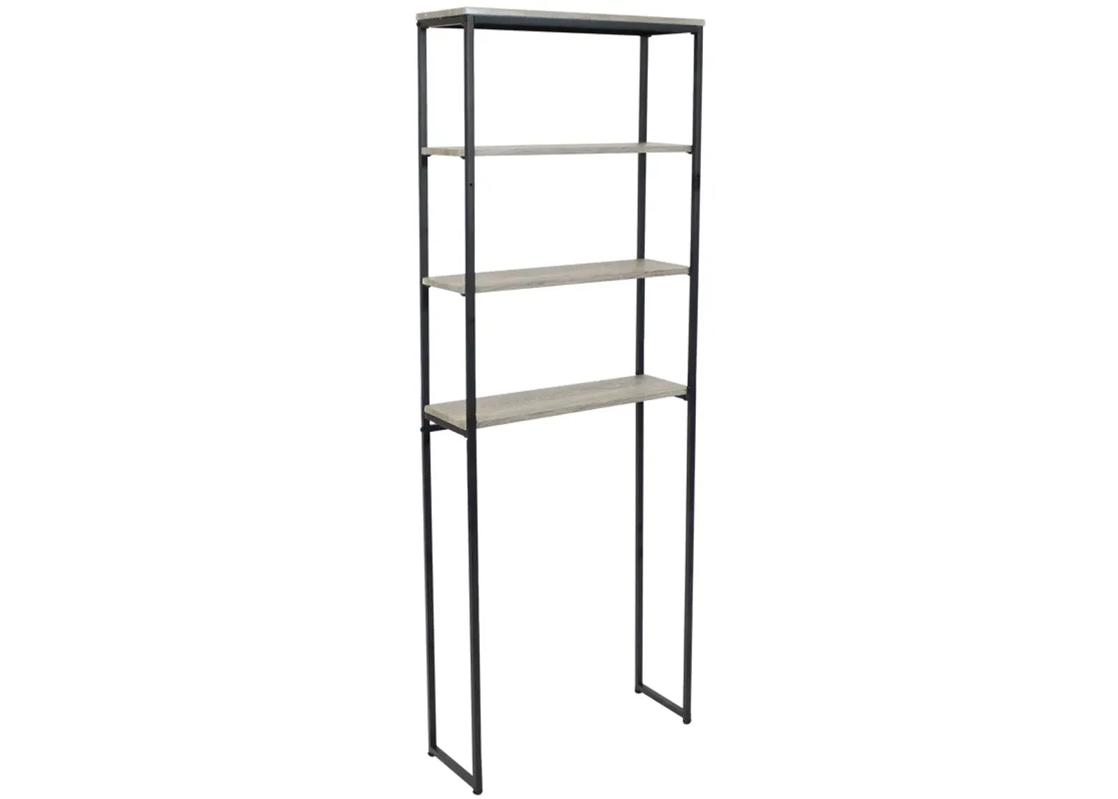 Sunnydaze 4-Tier Industrial Over-the-Toilet Storage Shelf