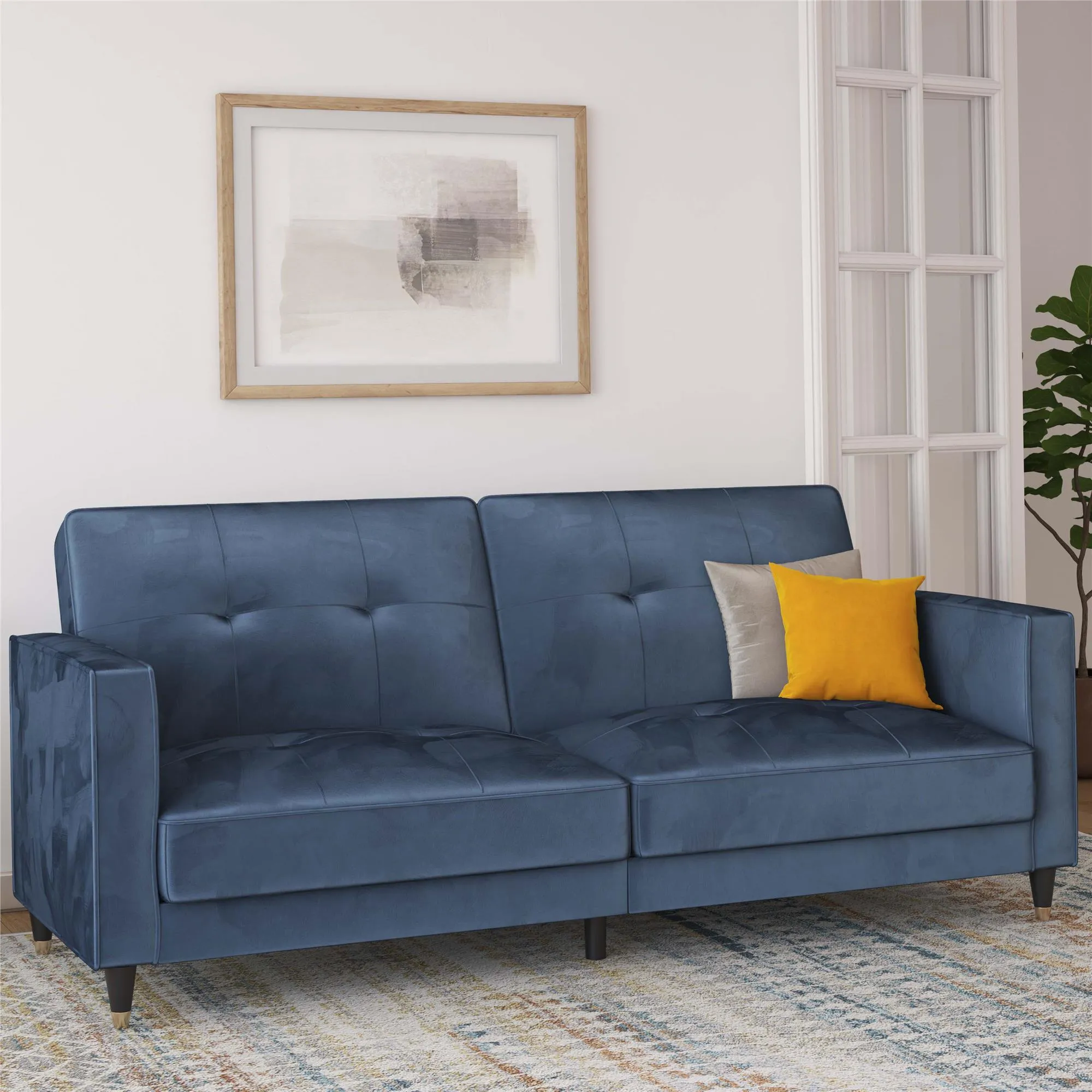 Royal Pin Tufted Futon