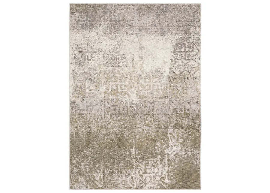 Nebulous 5'3" x 7'6" Beige Rug