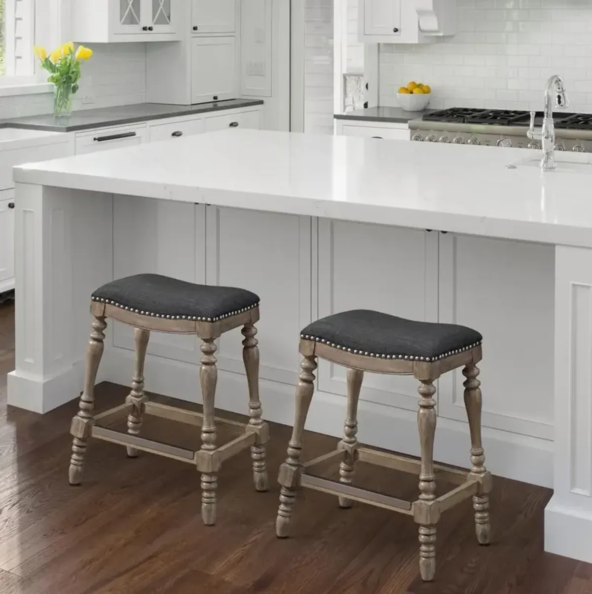 Comfort Pointe Collins Saddle Seat Counter Stool