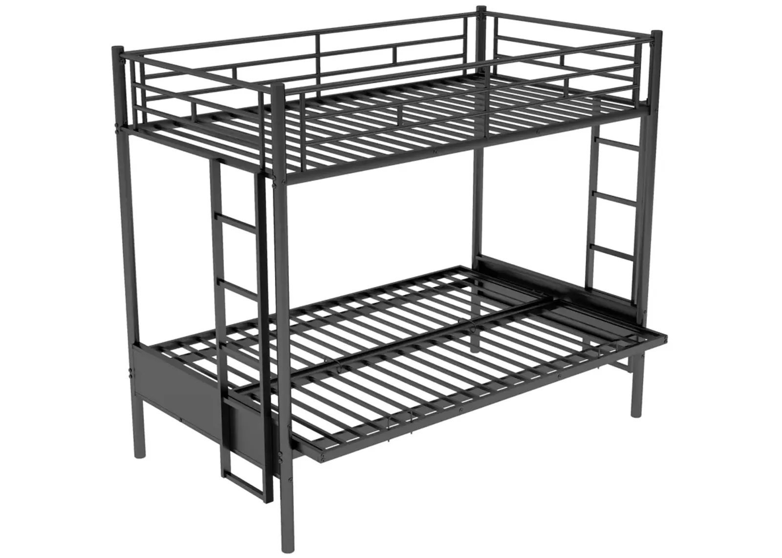 Twin Over Full Metal Bunk Bed, Multi-Function