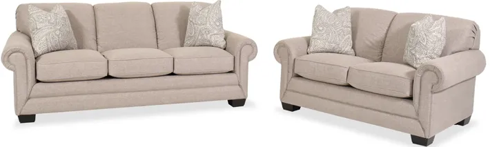 Mackenzie Two-Piece Wicker Sofa Set