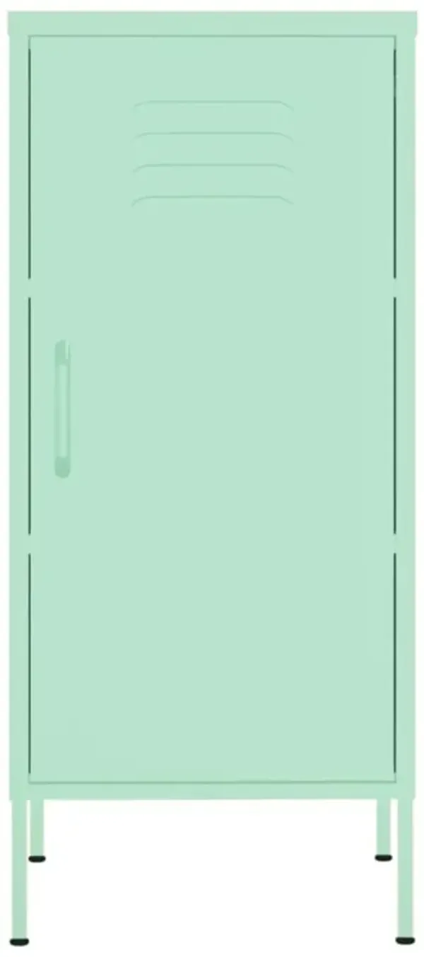 vidaXL Storage Cabinet 16.7"x13.8"x40" Steel