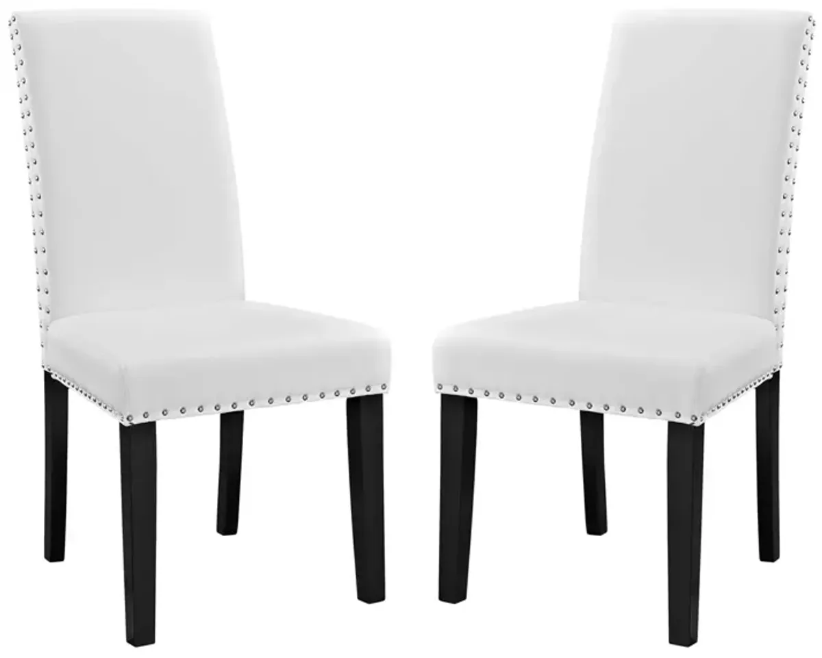 Parcel Dining Side Chair Vinyl Set of 2