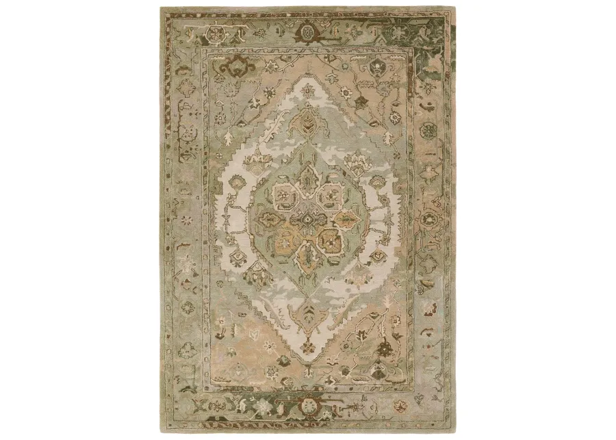 Citrine Raisa Green 9' x 12' Rug