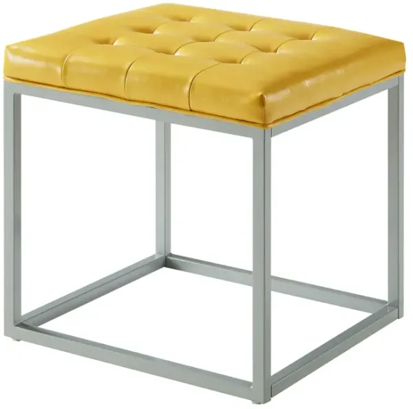 Inspired Home Barkan Leather PU Ottoman