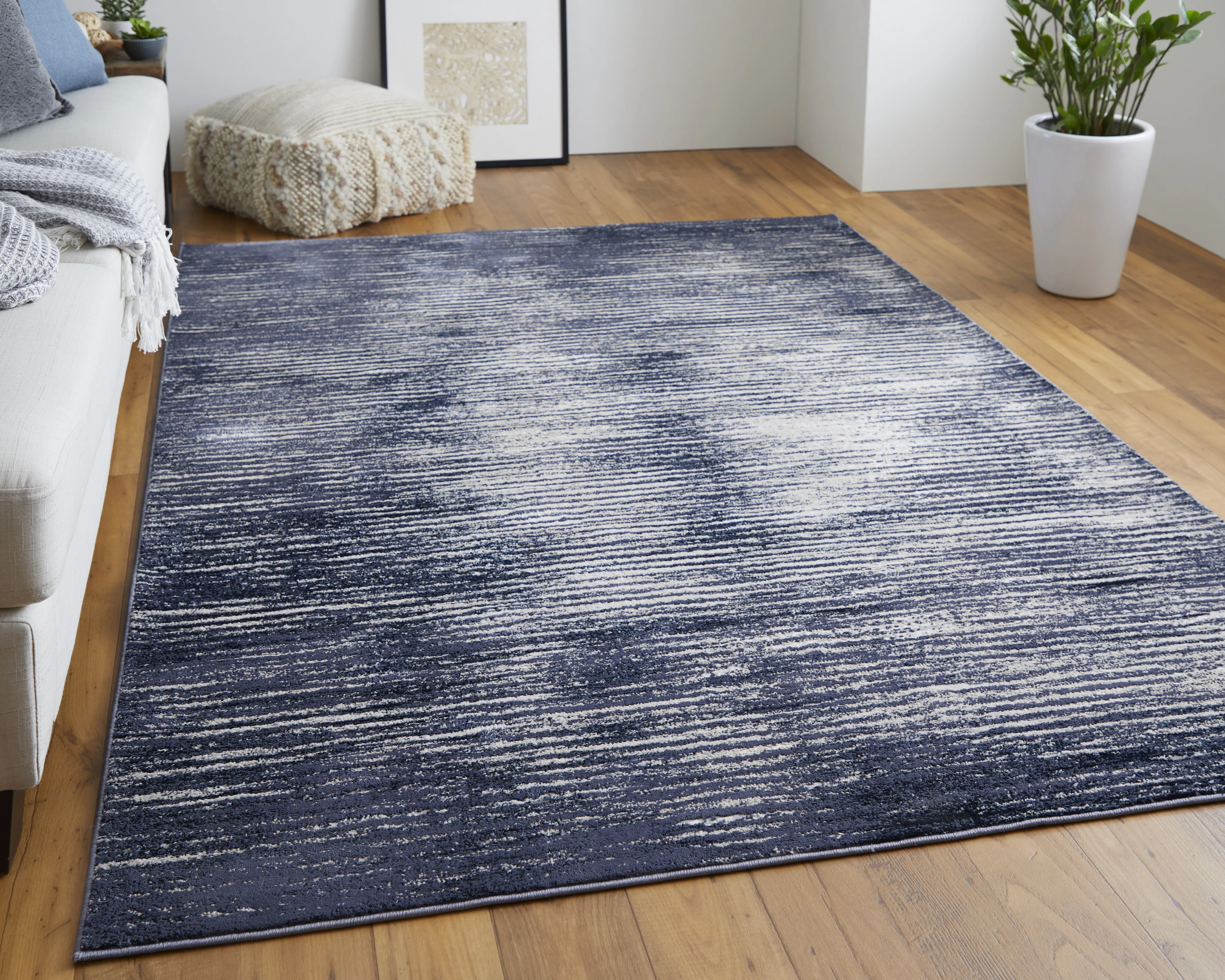 Indio 39GXF Blue/Gray/Ivory 3'11" X 6' Rug