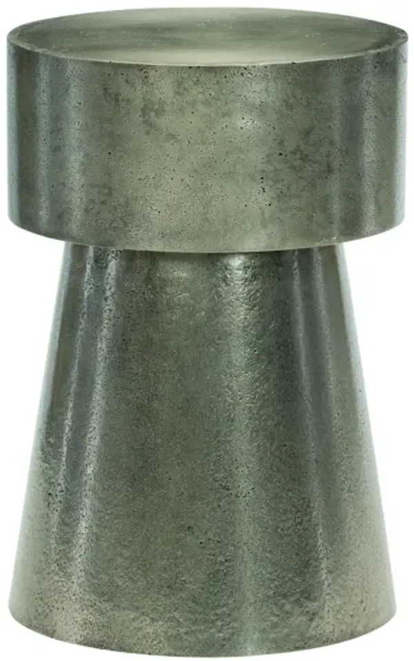 Linea Side Table with Cone Shaped Base