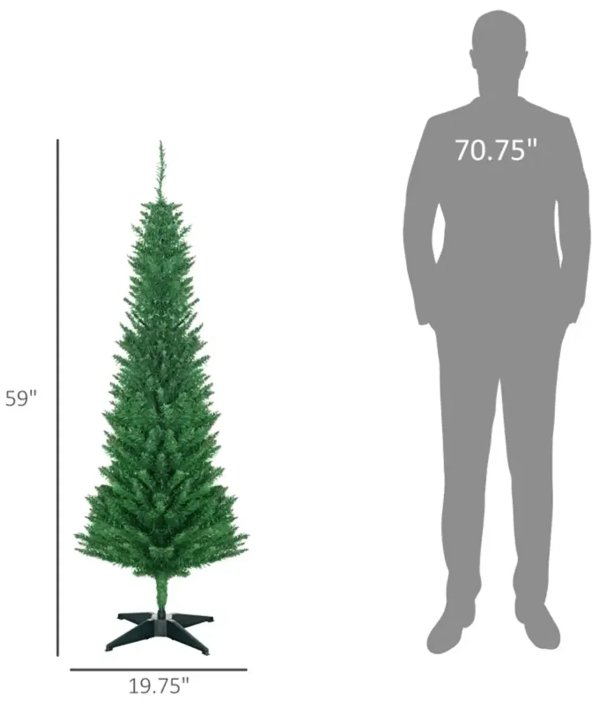 Artificial Christmas Tree for Holiday Decorations