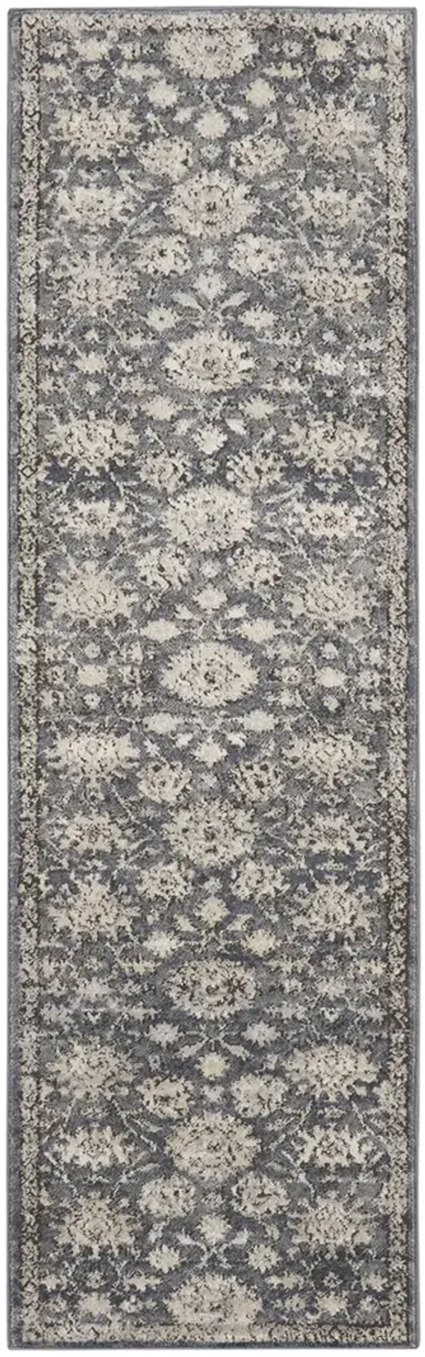 Quarry QUA06 Blue/Beige 2'2" x 10' Rug